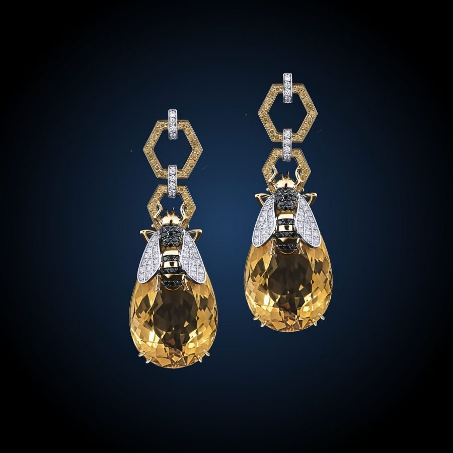 Earrings «Bees»