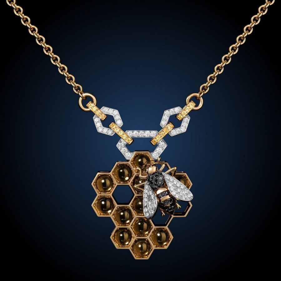 Necklace «Bees»