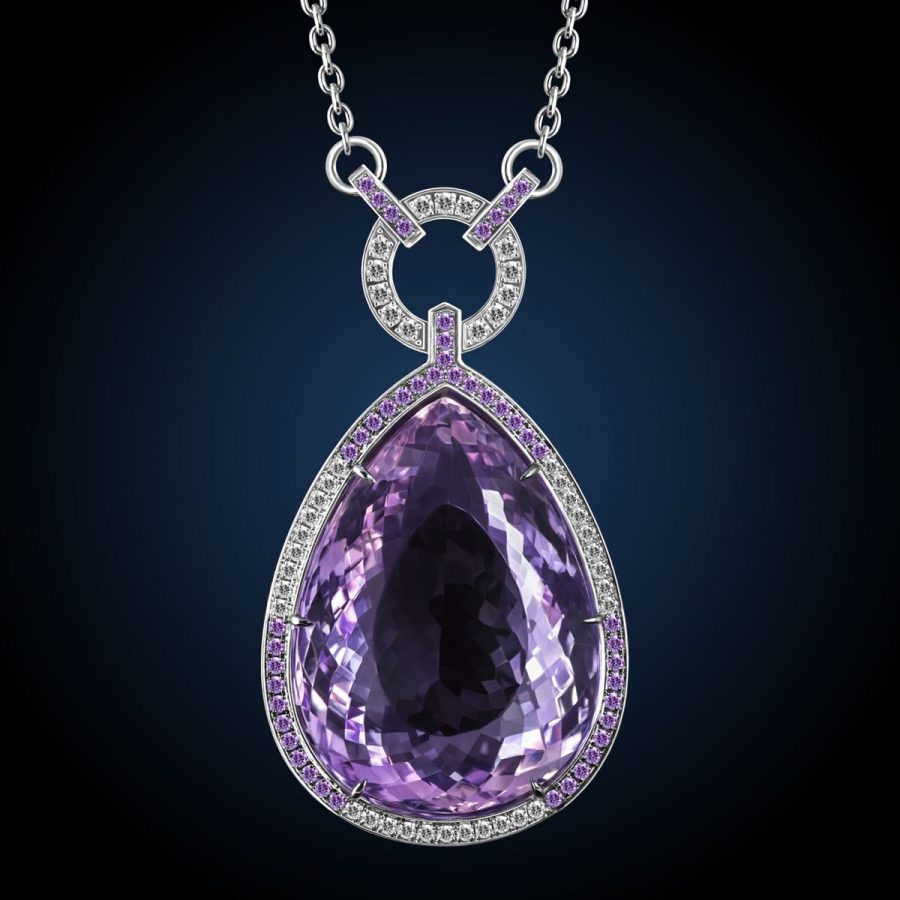 Pendant "Purple Shine"