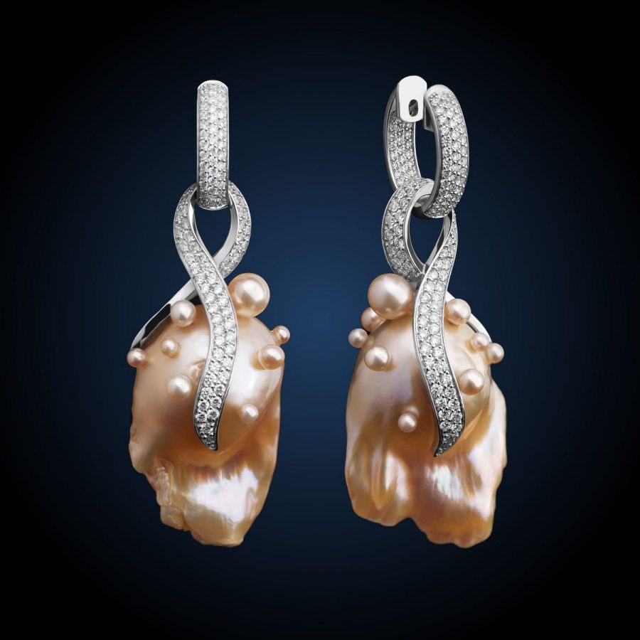 Earrings "Sensual Touch"