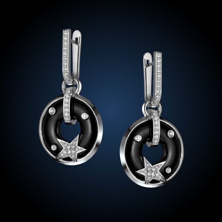 Earrings "Star Flight"