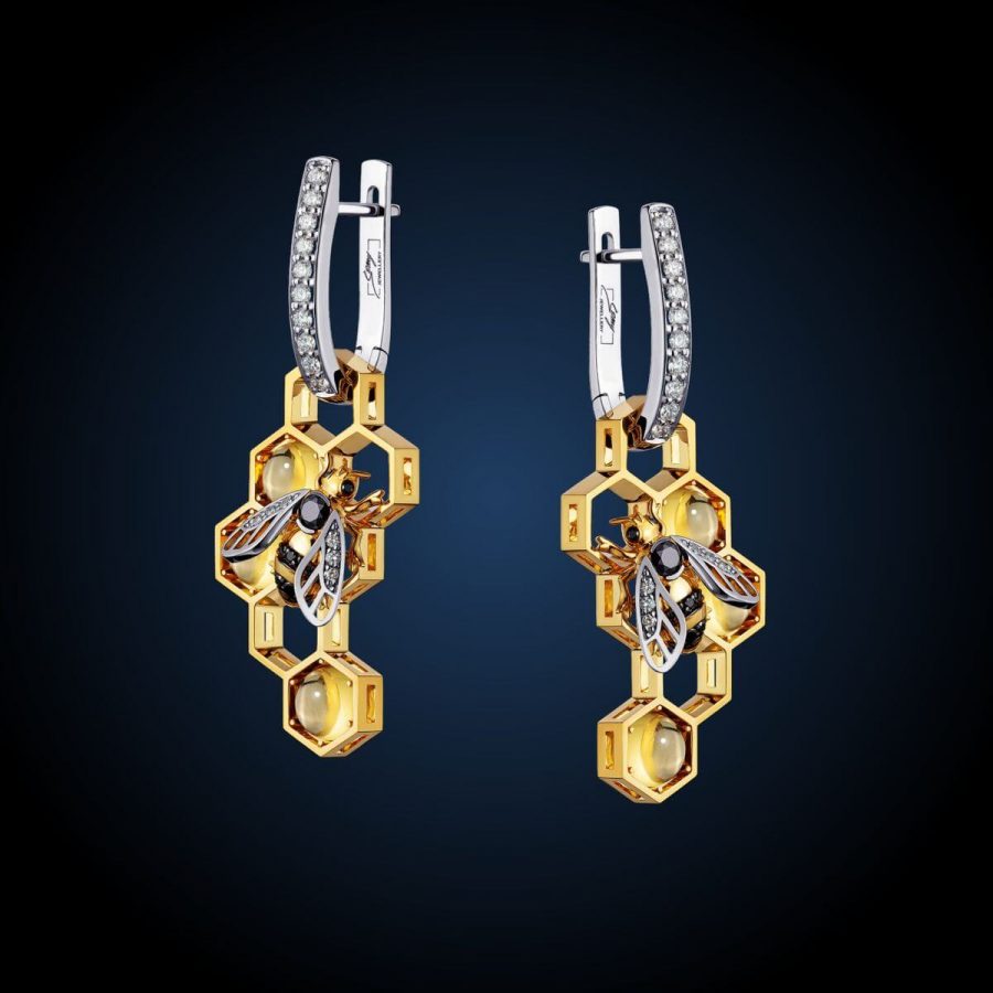 Earrings «Bees»
