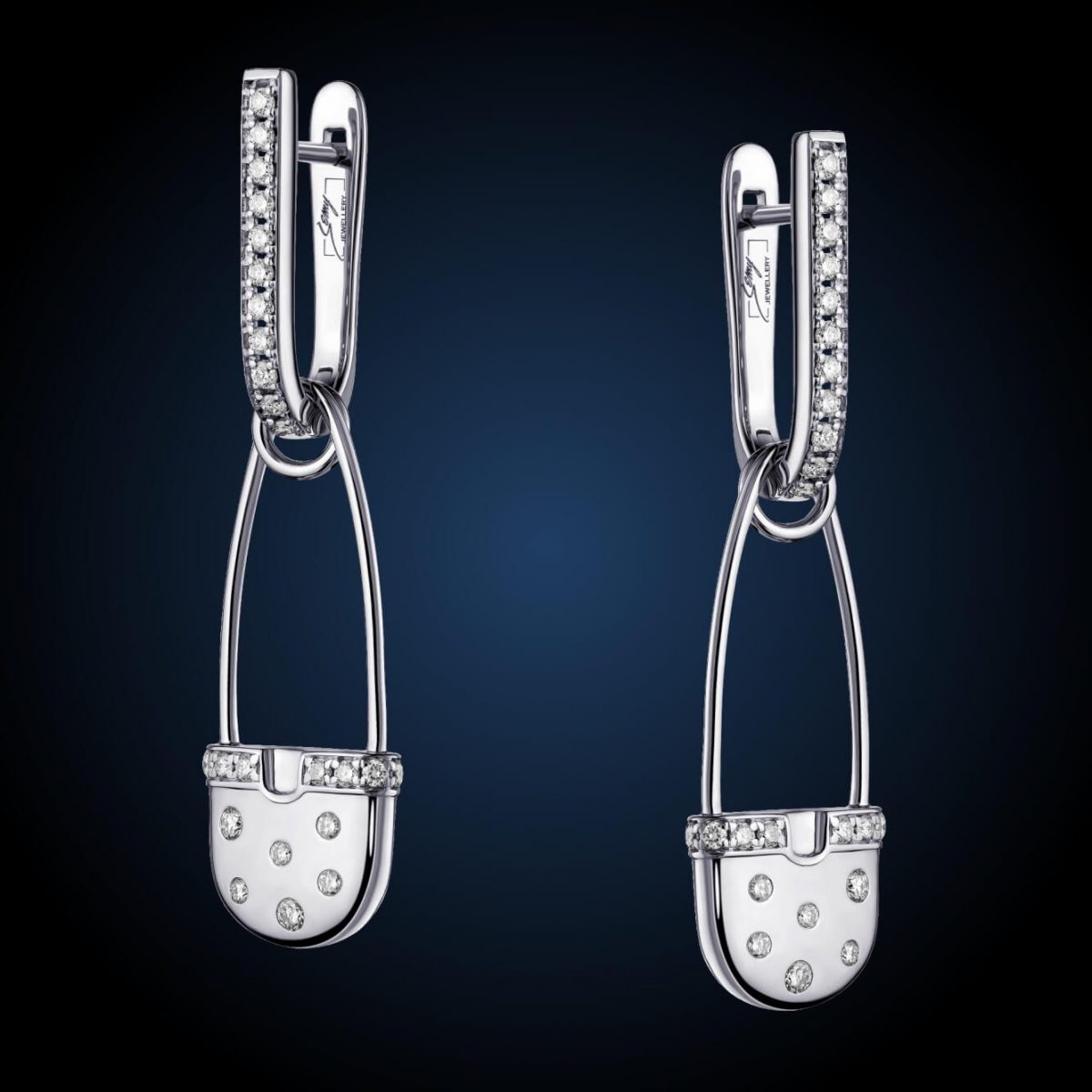 Earrings "Pin"