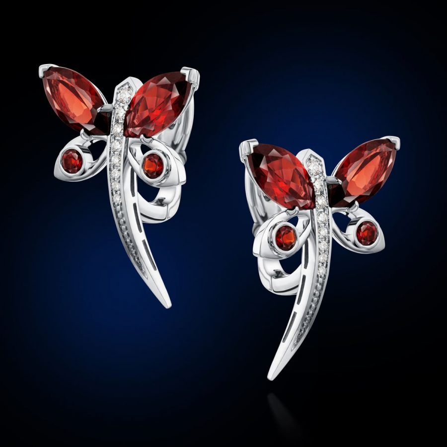 Earrings "Dragonfly"