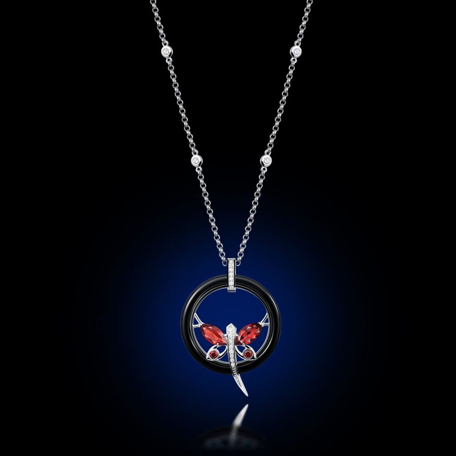Necklace "Dragonfly"