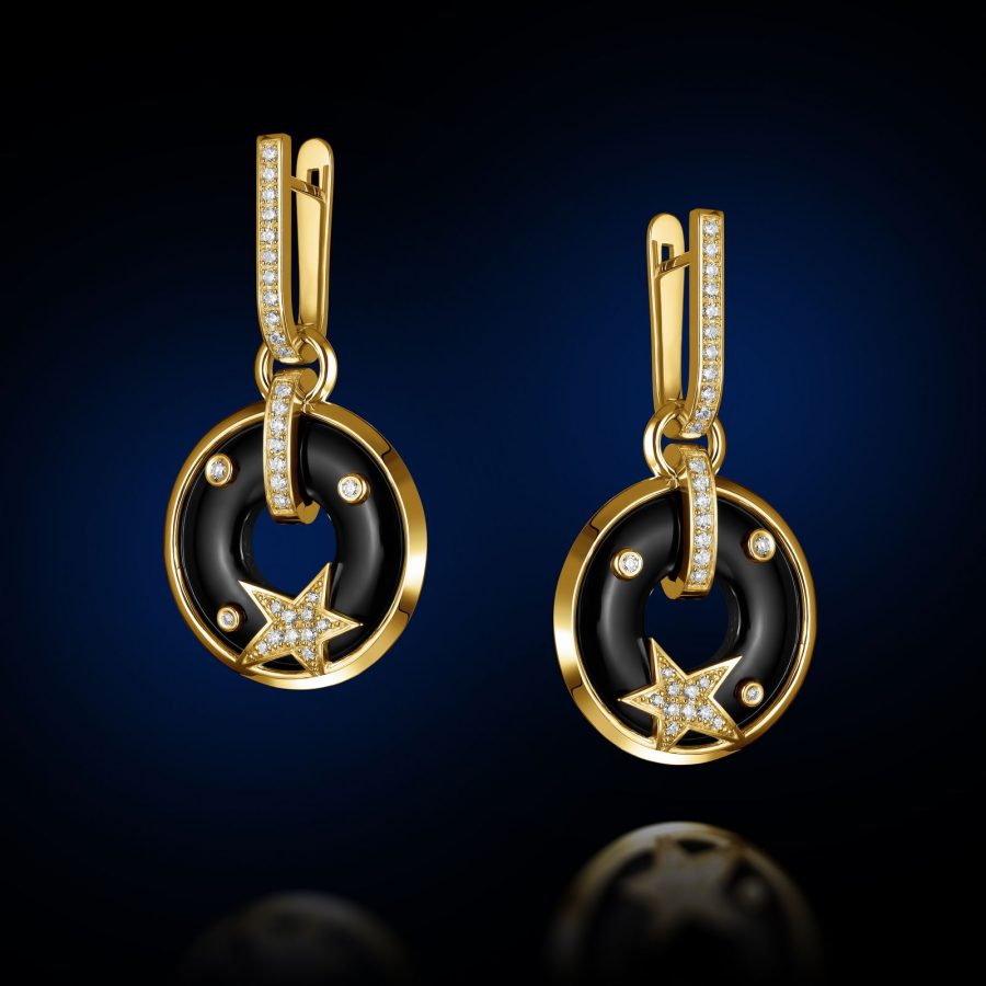 Earrings "Star Flight"