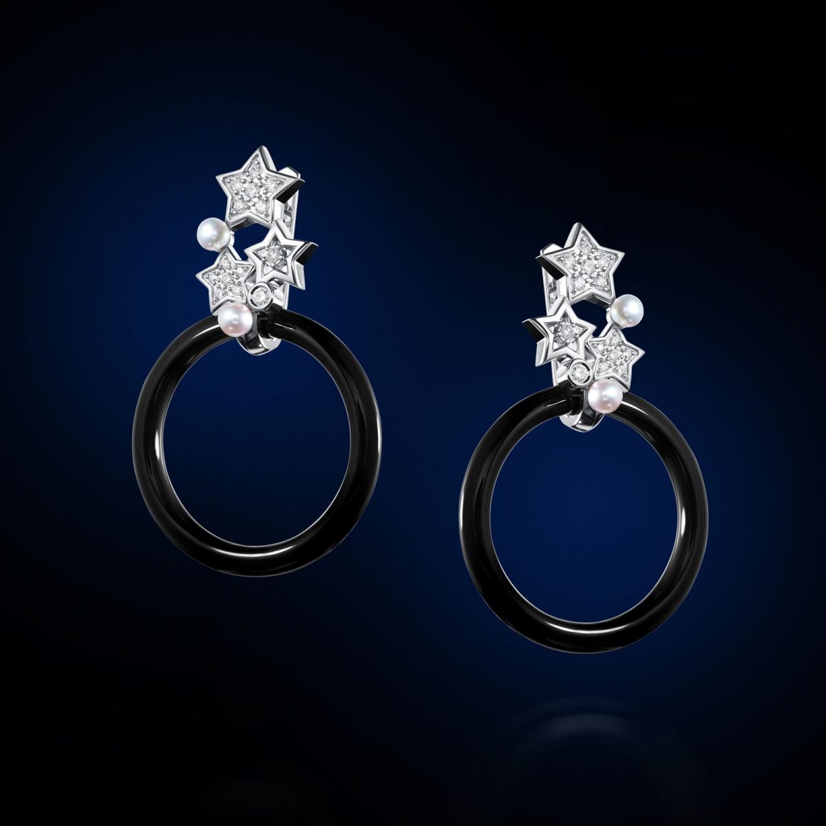 Earrings "Star Flight"