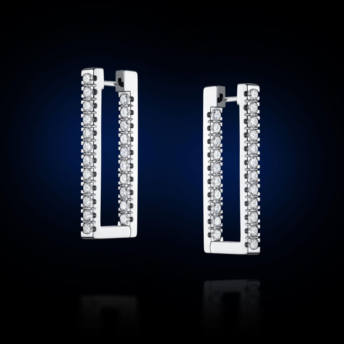 Earrings "Tennis"