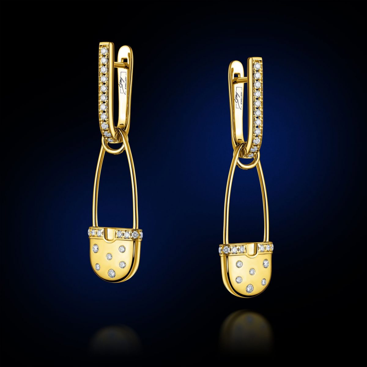 Earrings "Pin"