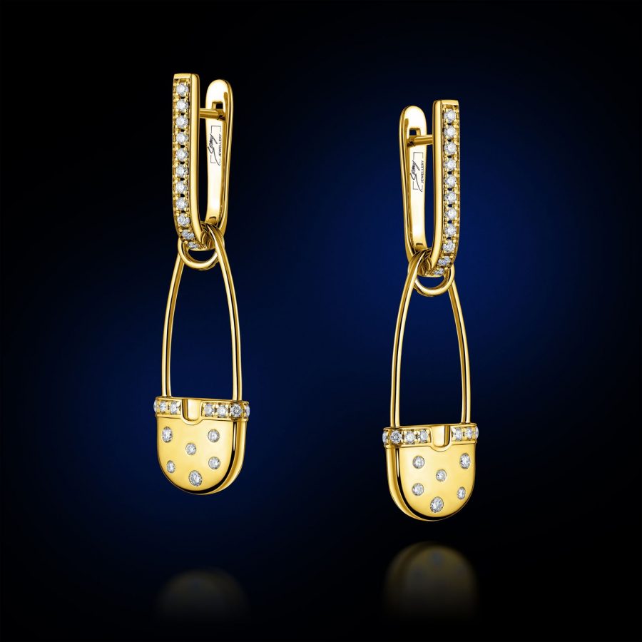 Earrings "Pin"