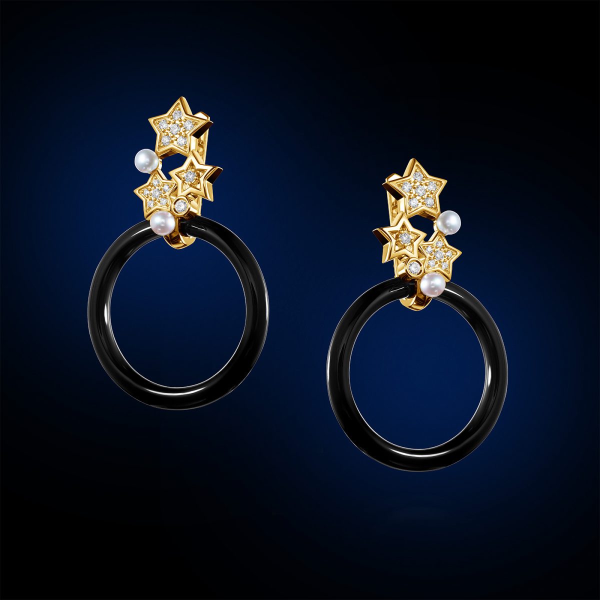 Earrings "Star Flight"