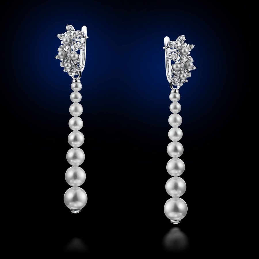 Earrings "Snowflake"